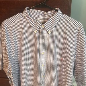 Ralph Lauren short sleeve size 2XL gingham shirt